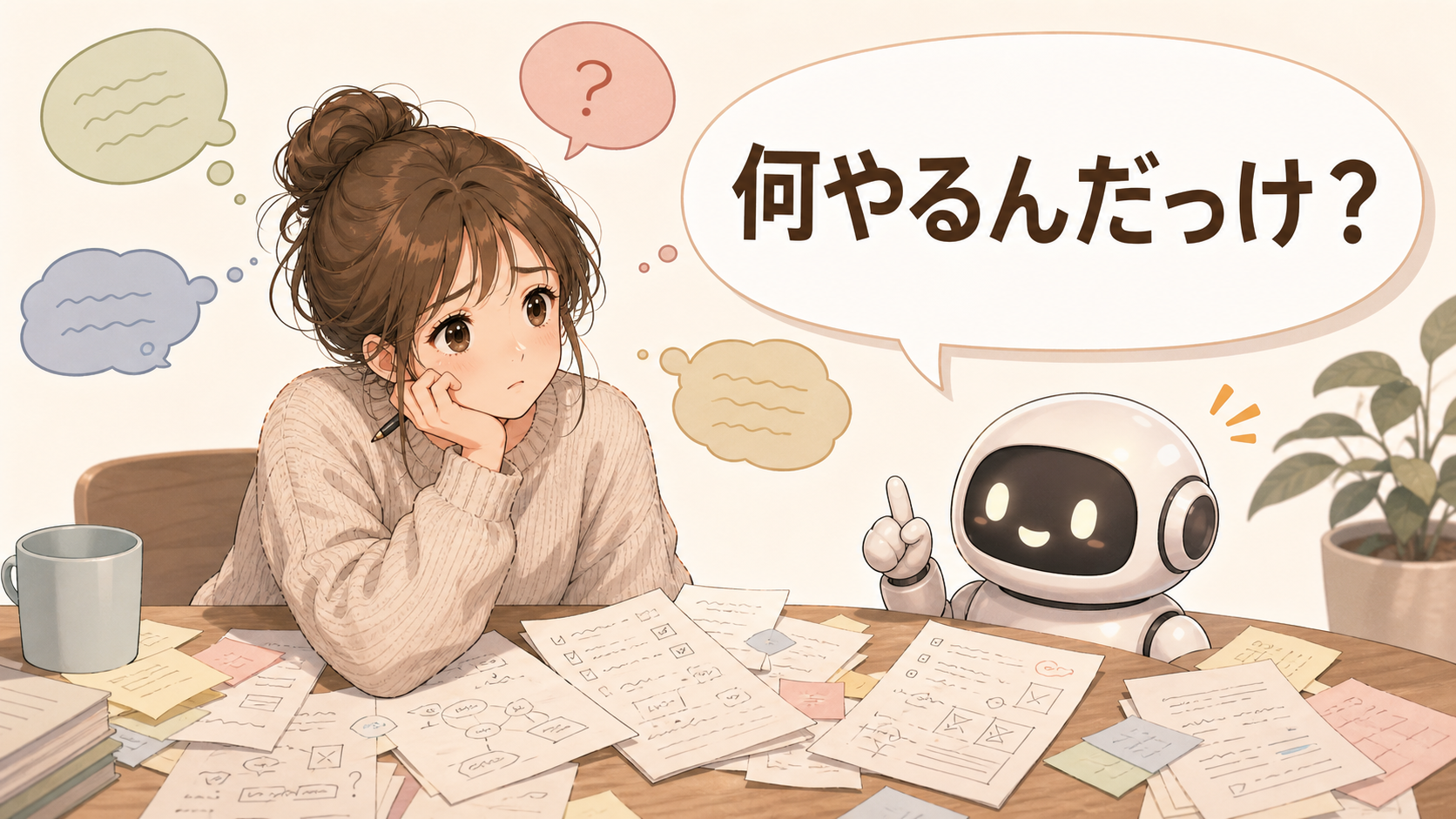 何やるんだっけ？